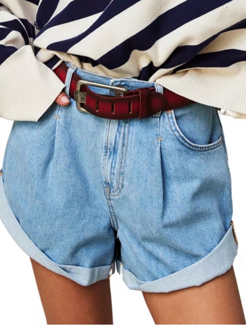 Free People We The Free Danni Shorts Size XL Slouchy Baggy